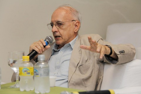 Emir Sader en el Foro Internacional por la Emancipación y la Igualdad. Foto: Prensa Cultura Nación