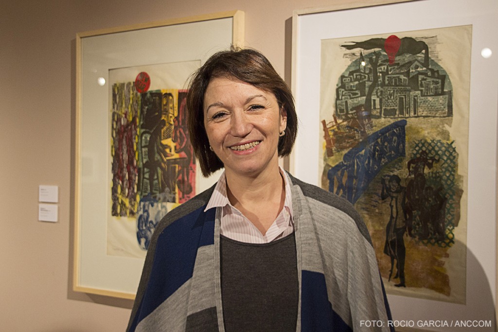 Diana Wechsler, Directora de la Maestría en Curaduría de Artes Visuales UNTREF Rebuffo en MUNTREF. Caseros, lunes 3 de agosto de 2015. Fotos: Rocío García/ ANCCOM