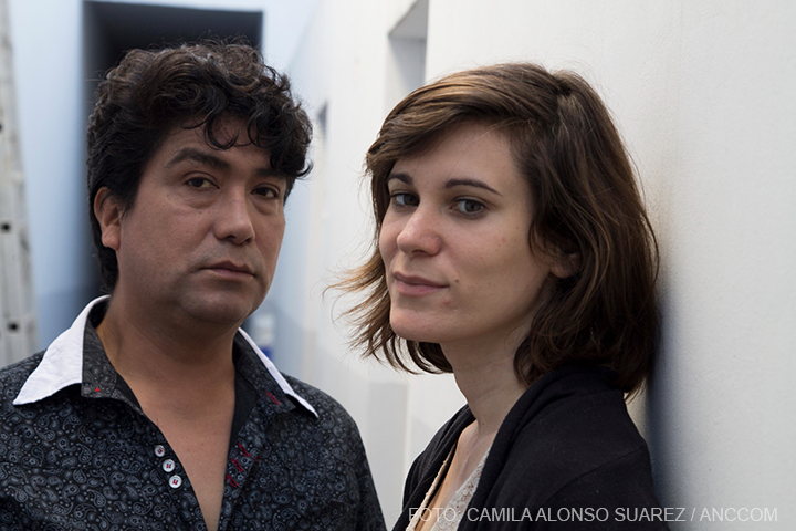 Guido Fuentes creador de "Guido Models" y Julieta Sans directora del documental.