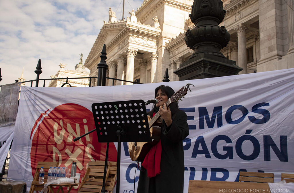 Marcharon por el financiamiento a la cultura