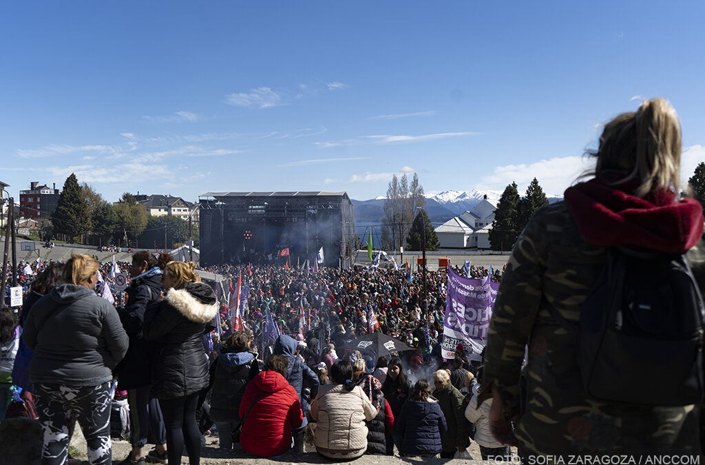Una marcha de miles en tierras mapuche