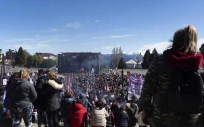 Una marcha de miles en tierras mapuche