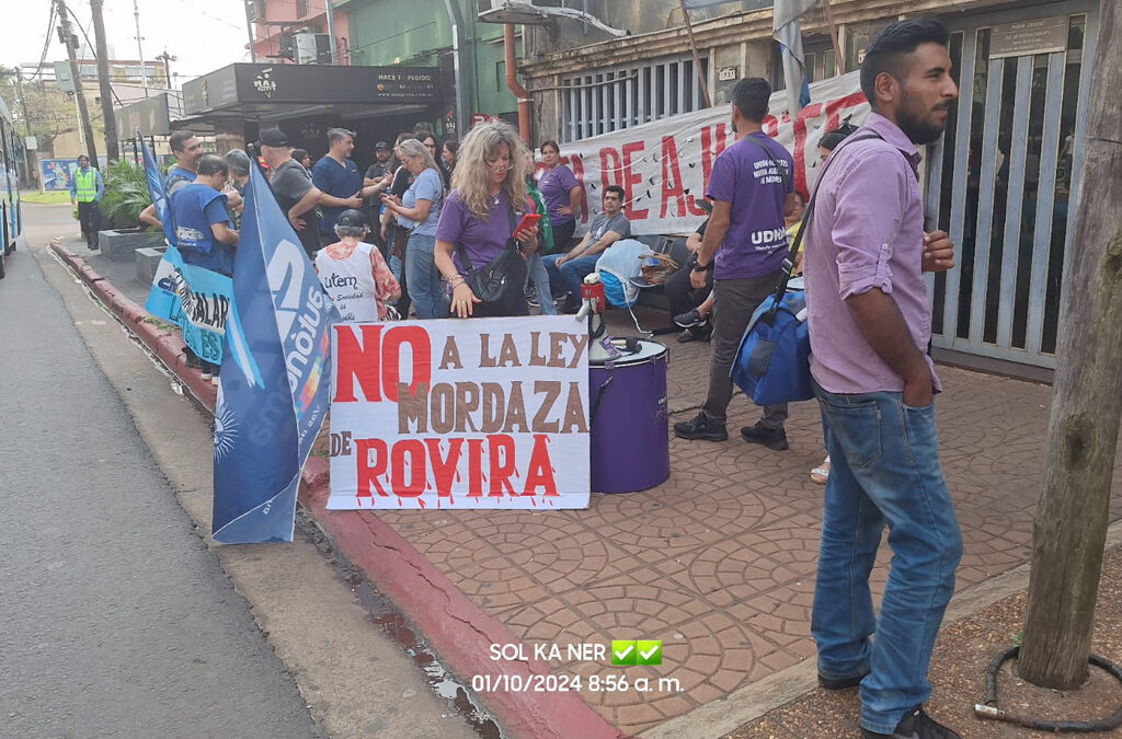 Misiones criminaliza la protesta