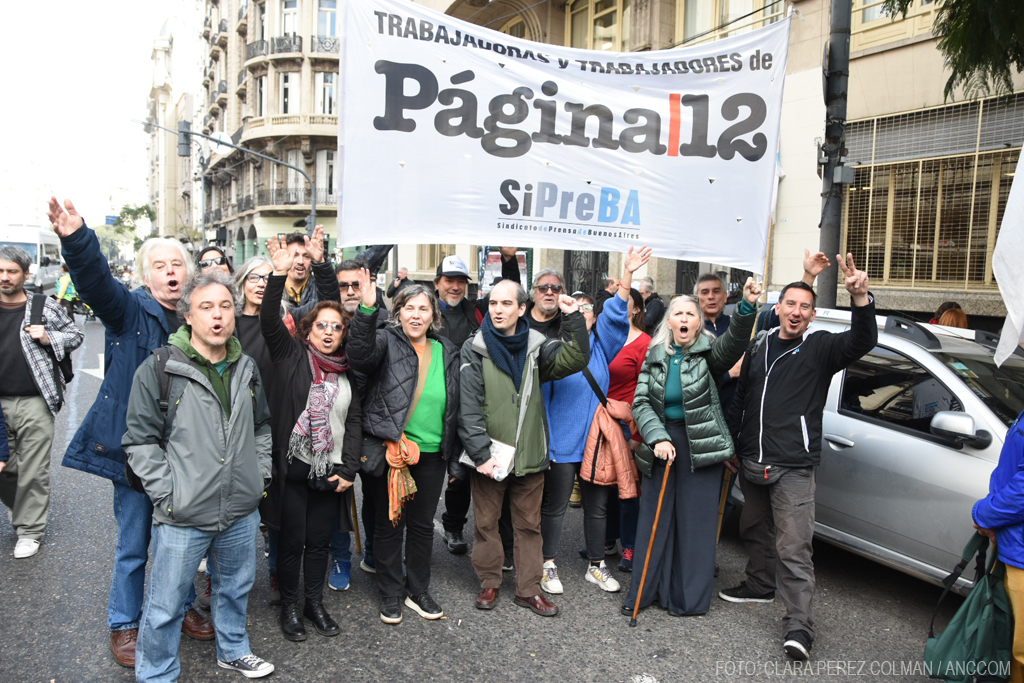 Concentración Página12/SiPreBA