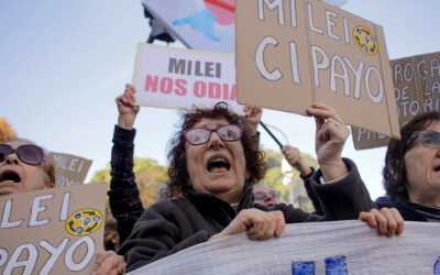 Los jubilados le hicieron «ooole» a la policía