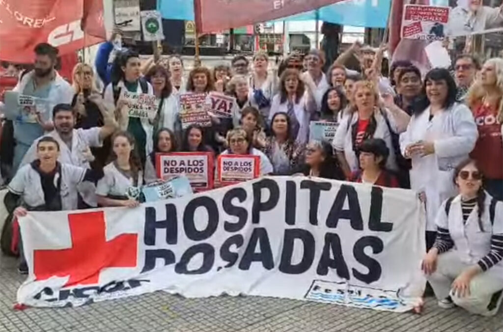 El Gobierno despidió 110 trabajadores del Hospital Posadas