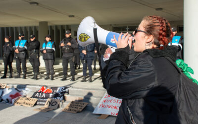 Sobreseen a seis manifestantes enjuiciados por protestar en Chubut