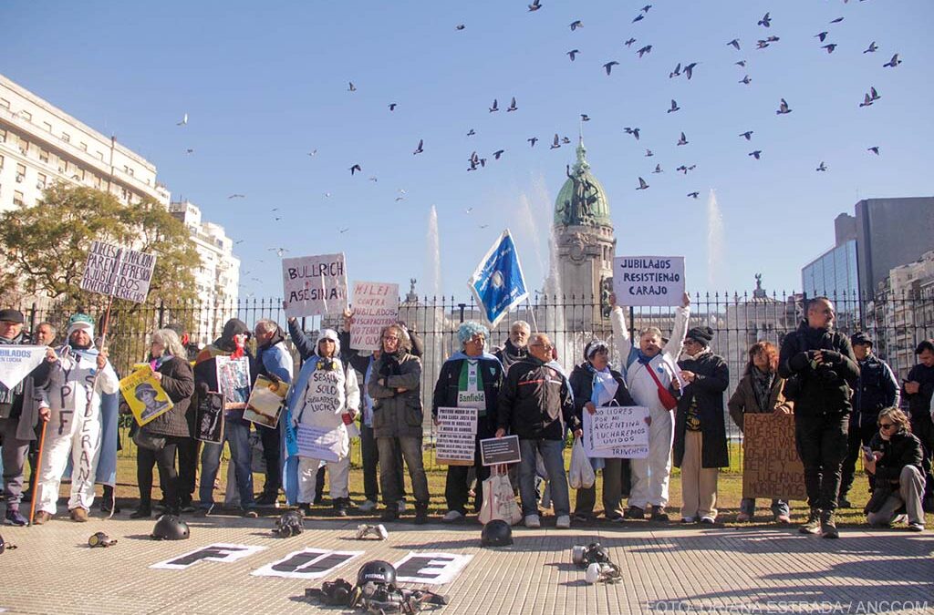 Los jubilados sintetizan el malestar social