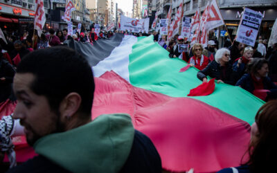 Masiva marcha contra el genocidio en Gaza