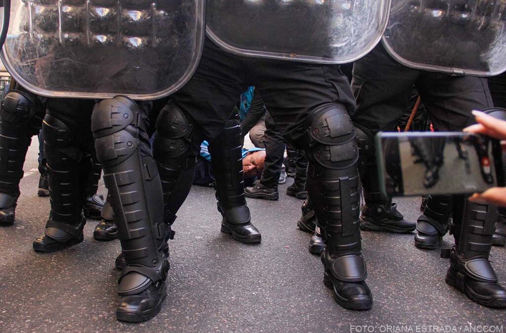 La represión policial cada vez más ensañada