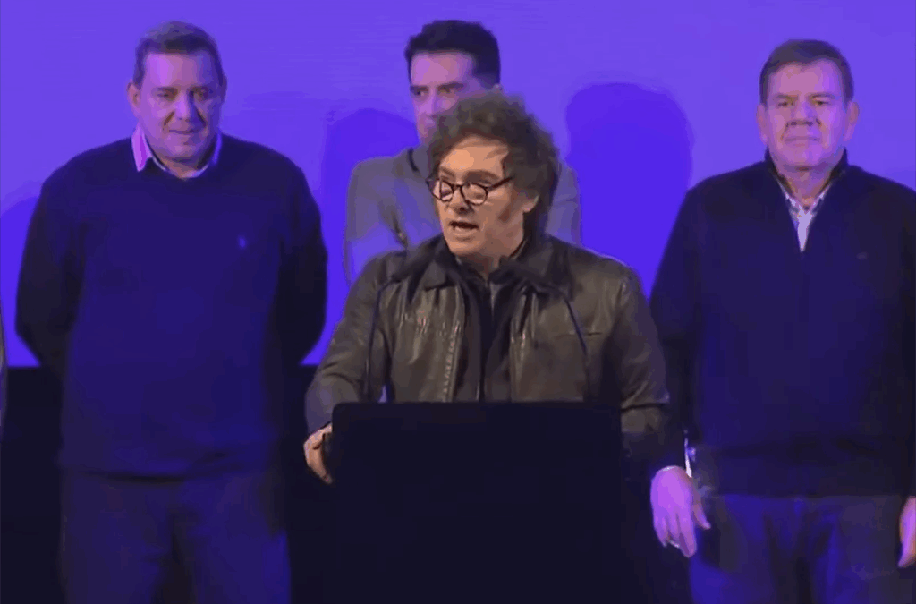 Milei se puso al frente de la campaña electoral