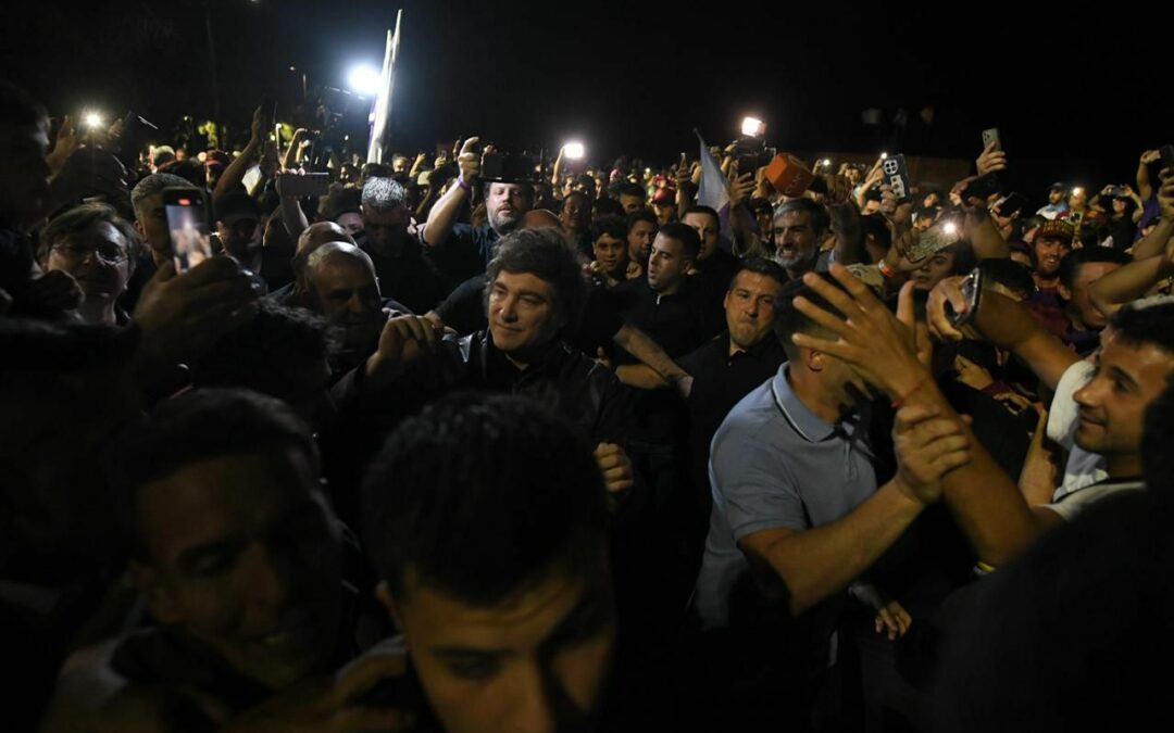 En el cierre de campaña, Milei se animó a hablar del narcotráfico