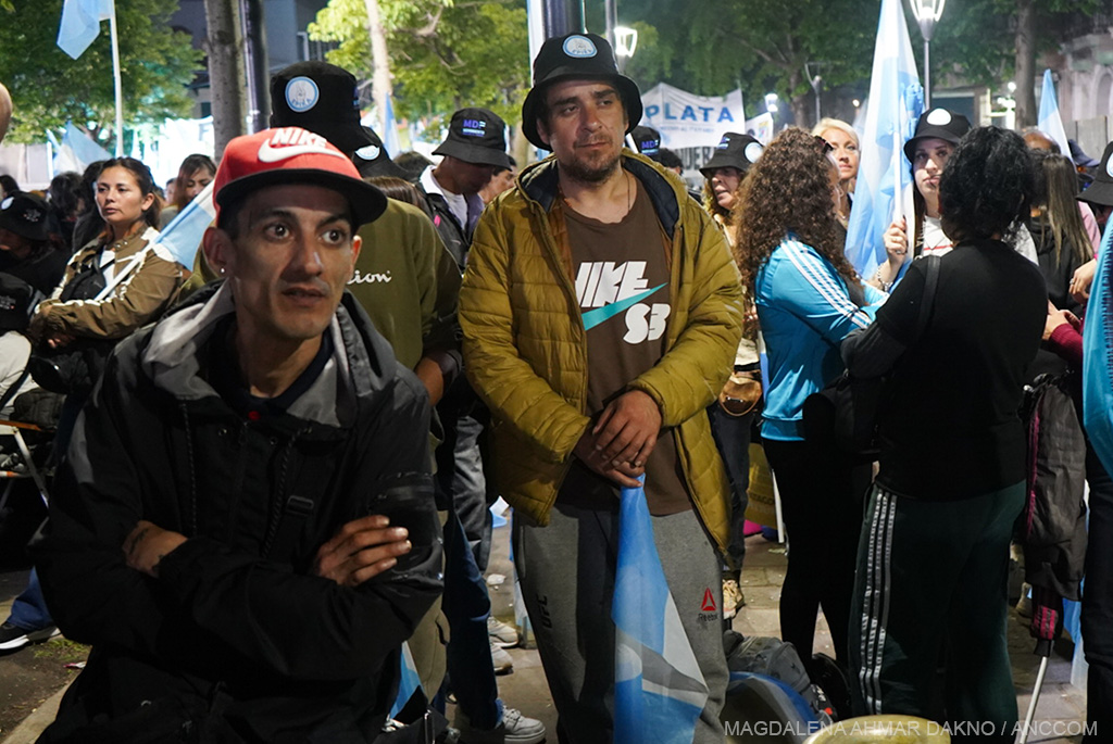 Búnker Fuerza Patria en La Plata el 26 de octubre de 2025.