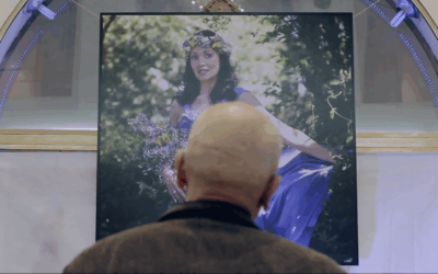 La foto que se convirtió en estampita